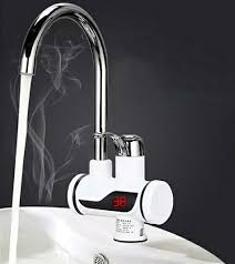 Electric Instant Water Heating Tap with LED Temperature Display Hot Water Faucet