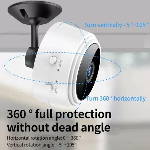 Compact A9 Mini WiFi 1080P HD Camera Magnetic Mount Security Device