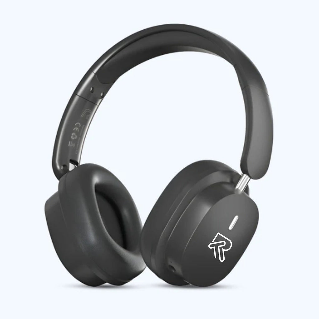 EchoMesh Wireless On-Ear Headphones: Bluetooth 5.3, Long Playtime, Comfy Cushions