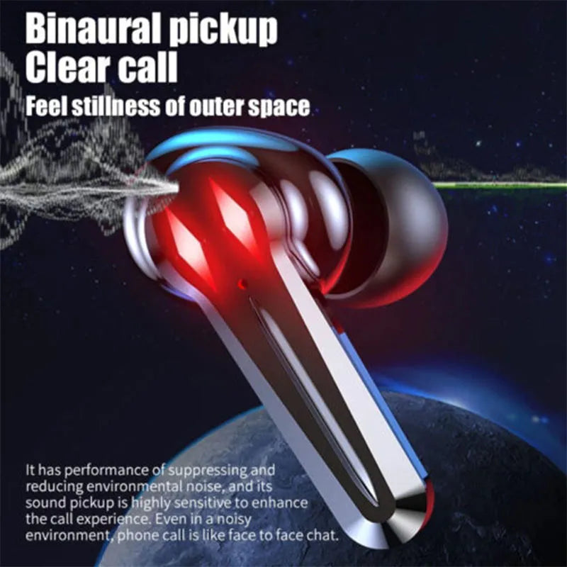 M28 Gaming Wireless Earbuds: RGB Lights, Digital LED Display, HiFi Sound